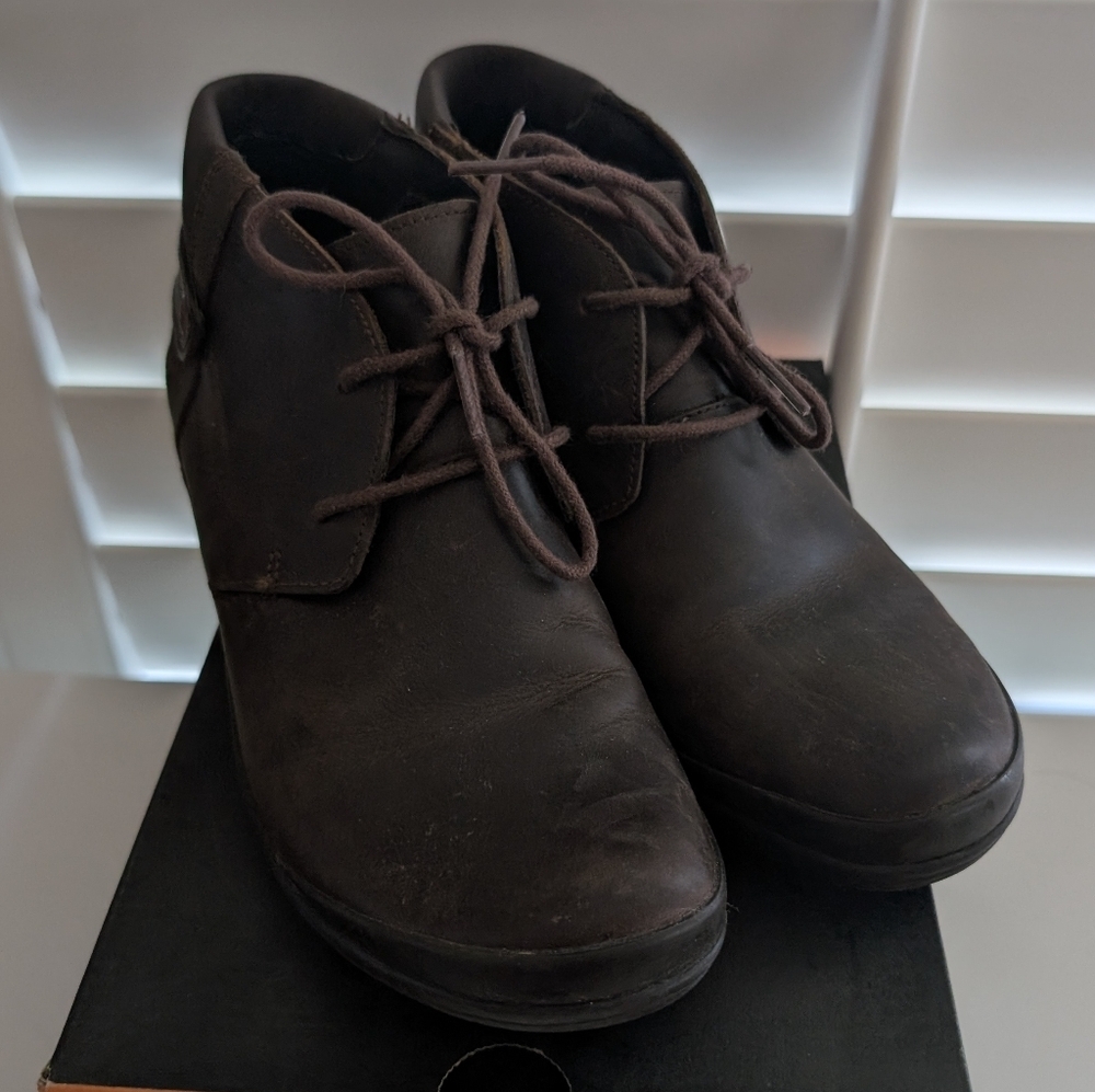 🥁 Merrell Veranda Lace Ankle Boot In Butter Rum (with box) - Picture 3 of 13